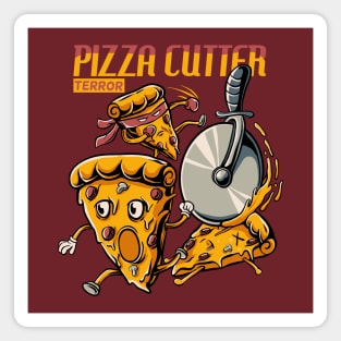 Pizza Cutter Illustration Magnet
